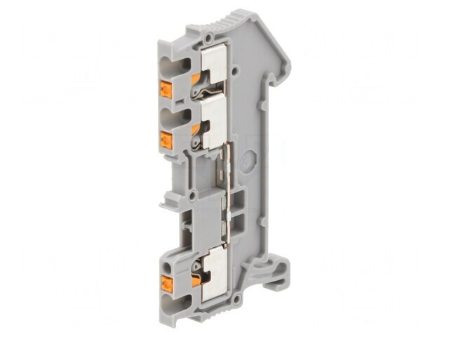 Conector &Icirc;mbinare Șine 0,14-1,5mm2 3 Borne Gri PT