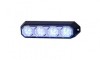 Stroboscop Auto Profesional HorPol 4 LED Albastru 12V/24V, LDO2260, Omologat E9, Rezistent Apa/Soc