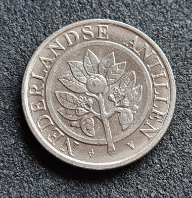 Antilele Olandeze 25 cent centi 1999 foto