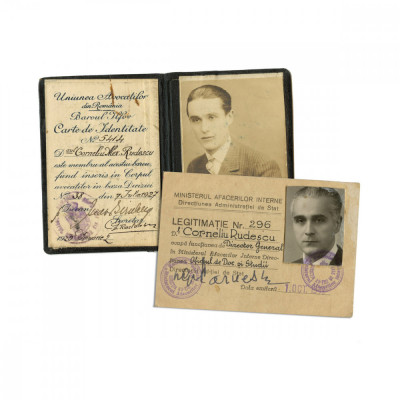 Corneliu Alexandru Rudescu, două documente personale foto