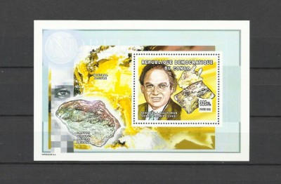 DR CONGO 2002 MINERALE PERSONALITATI PREMIUL NOBEL HAUPTMAN foto