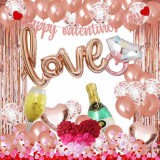 Set decoratiuni pentru petrecere Sayala, folie, multicolor, 28 piese