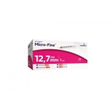 Embecta Micro-Fine Seringi pentru Insulină U-100 1ml 29G 12.7mm 100 buc
