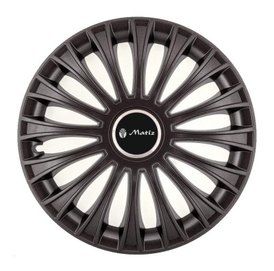 Set 4 capace roti pentru Matiz, model Dino Black, R14 foto
