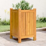 Jardiniera Gradina Lemn Acacia 31x31x50 cm vidaXL, Ghiveci Exterior/Interior, Maro