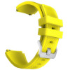 Curea silicon, compatibila Huawei Watch GT 2 46mm, telescoape QR, Yellow, Very Dream