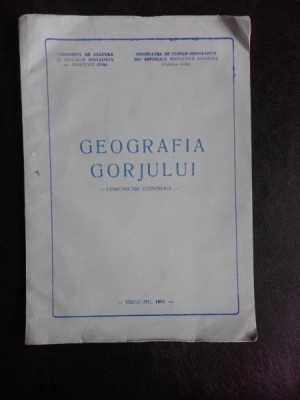 Geografia Gorjului, comunicari stiintifice foto