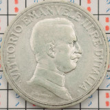 Italia 2 lire 1916 argint - km 55 - A009, Europa