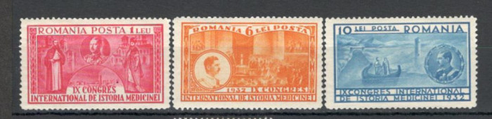 Romania.1932 Al IX lea Congres de Istoria Medicinei TR.37