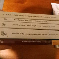 LOT 5 CARTI - CODUL PENAL, PROCEDURA PENALA, CIVIL, PROCEDURA CIVILA 2006 - 2011