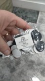 Set de 8 unități: Fișe cu suport adeziv &icirc;nlocuibil pentru discuri de pedichiură, 20 mm, #120, 50 buc.