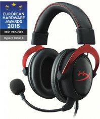 Casti gaming HyperX Cloud II - red PC / PS4 / Xbox One foto