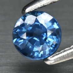 SAFIR NATURAL ALBASTRU-bun pt. INEL LOGODNA-0,37 ct. Certificat de Autenticitate foto
