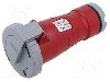 Conector alimentare AC, IEC 60309, IP67, 16A, 415V AC, 5 pini, AMPHENOL - 2CMA166572R1000