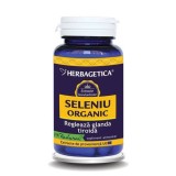 Seleniu organic 120 capsule Herbagetica - Supliment alimentar pentru imunitate si tiroida