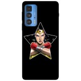 Husa compatibila cu Motorola G50 model Classic Wonder Woman, Silicon, TPU, Viceversa, Transparent, Carcasa