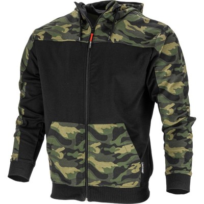 JACHETA HANORAC CU GLUGA SI FERMOAR / CAMUFLAJ - 2XL foto