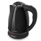 Fierbator electric, Esperanza, Plastic/Otel inoxidabil, 1.8 l, Negru