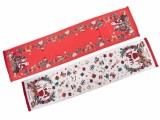 Cumpara ieftin Set 2 traverse masa Craciun textil multicolor cm 32 x 140 H