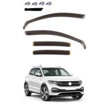 Paravanturi de vant pentru VW T-CROSS 5D 2019+ Auto Masina Negru transparent 4 buc.