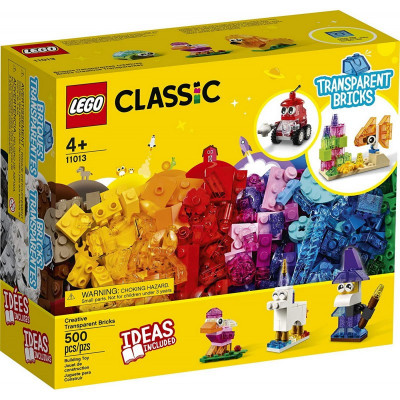 LEGO Classic Caramizi transparente creative, 500 piese foto