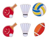 Cumpara ieftin Set 6 insigne sport EurHouse, din fier - RESIGILAT