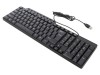 Tastatură Neagră USB Cablu 1,3m Layout US, Gembird