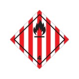 Autocolant ADR Clasa 4.1 Substanțe solide inflamabile