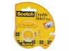 Banda Dublu Adeziva 3M Scotch, 12mm x 6.3m, Dispenser, Transparenta, Hartie/Carton/Foto