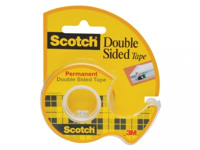Banda dublu adeziva cu dispenser 12 mm x 6,3 m 3M Scotch foto
