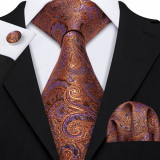 Set cravata + batista + butoni - matase - model 79