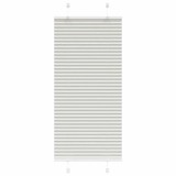 VidaXL Jaluzea plisată gri deschis 60x100 cm Lățime țesătură 59,4 cm