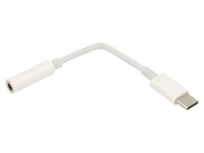 Adaptor Jack 3,5mm 4pin USB C 0,15m Alb foto