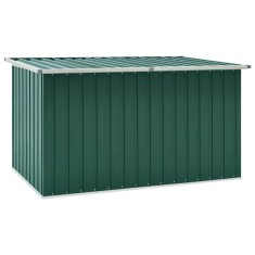 vidaXL Ladă de depozitare pentru grădină, verde, 171 x 99 x 93 cm