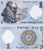 Bancnota Israel 1 Lirot 1958 UNC, Asia, Ne流通, Colecție Numismatică