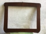 arta / design / vintage - Rama model deosebita din lemn realizata in prima jumatate a sec XX pentru fotografii acte documente sau diverse !
