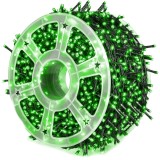 Instalatie pom Craciun, 240 becuri, 50 m, Verde