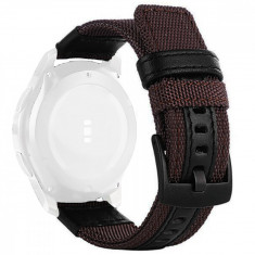 Curea textila, compatibila Huawei Watch GT4 46mm|GT3 46mm|GT3 Pro 46mm|GT2 46mm|GT 2e|Galaxy Watch 3 45mm, Sangria Purple