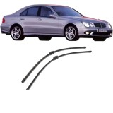 Cumpara ieftin Set stergatoare auto MERCEDES-BENZ E-CLASS (W211) 2002-2008, pentru parbriz, Valeo Silencio Xtrm