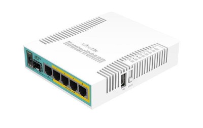 ROUTER Mikrotik NET ROUTER 10/100/1000M 5PORT/HEX POE RB960PGS, &amp;amp;quot;RB960PGS&amp;amp;quot; (timbru verde 0.8 lei) foto