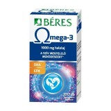 Capsule gelatinoase moi cu ulei de peste Omega 3 1000 mg Beres 100 buc