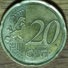 Grecia - moneda de colectie - 20 euro cent 2021 - A doua harta a Europei - XF