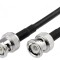 Cablu BNC 50&Omega; 0,5m Negru