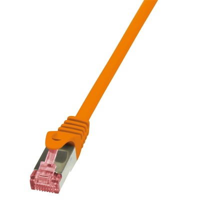 PATCH CORD S/FTP LOGILINK Cat6, LSZH, cupru, 10 m, portocaliu, AWG27, dublu ecranat &amp;quot;CQ2098S&amp;quot; (timbru verde 0.18 lei) foto