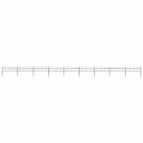 Cumpara ieftin Gard de grădină cu v&acirc;rf tip suliță din oțel 1603,5x60 cm, negru
