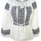 Bluza tip ie RIAG, marime L, alb/negru glossy