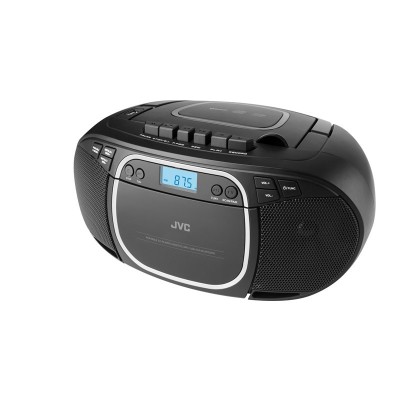 Radio cu casetofon si player CD JVC RC-E451B, 2 x 1.6 W RMS, FM, Bluetooth, foto