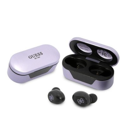 Casti In-ear, Bluetooth 5.0, TWS, IPX4 - Guess (GUTWST31EU) - Purple foto