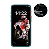 Folie de protectie Ecran Anank 3X Reinforced pentru Apple iPhone 15 Pro Max, Sticla Securizata, Full Glue, 3D, Neagra