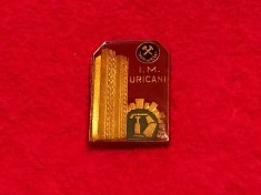 Insigna minerit - Intreprinderea Miniera URICANI